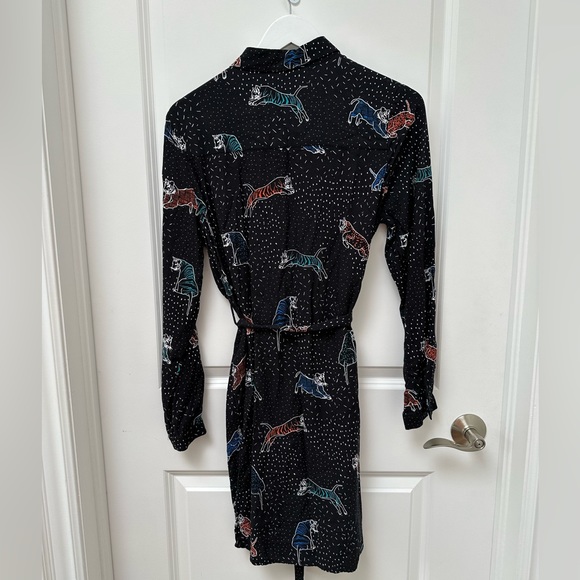 Sugarhill Brighton shirt dress tiger print - Picture 3 of 5